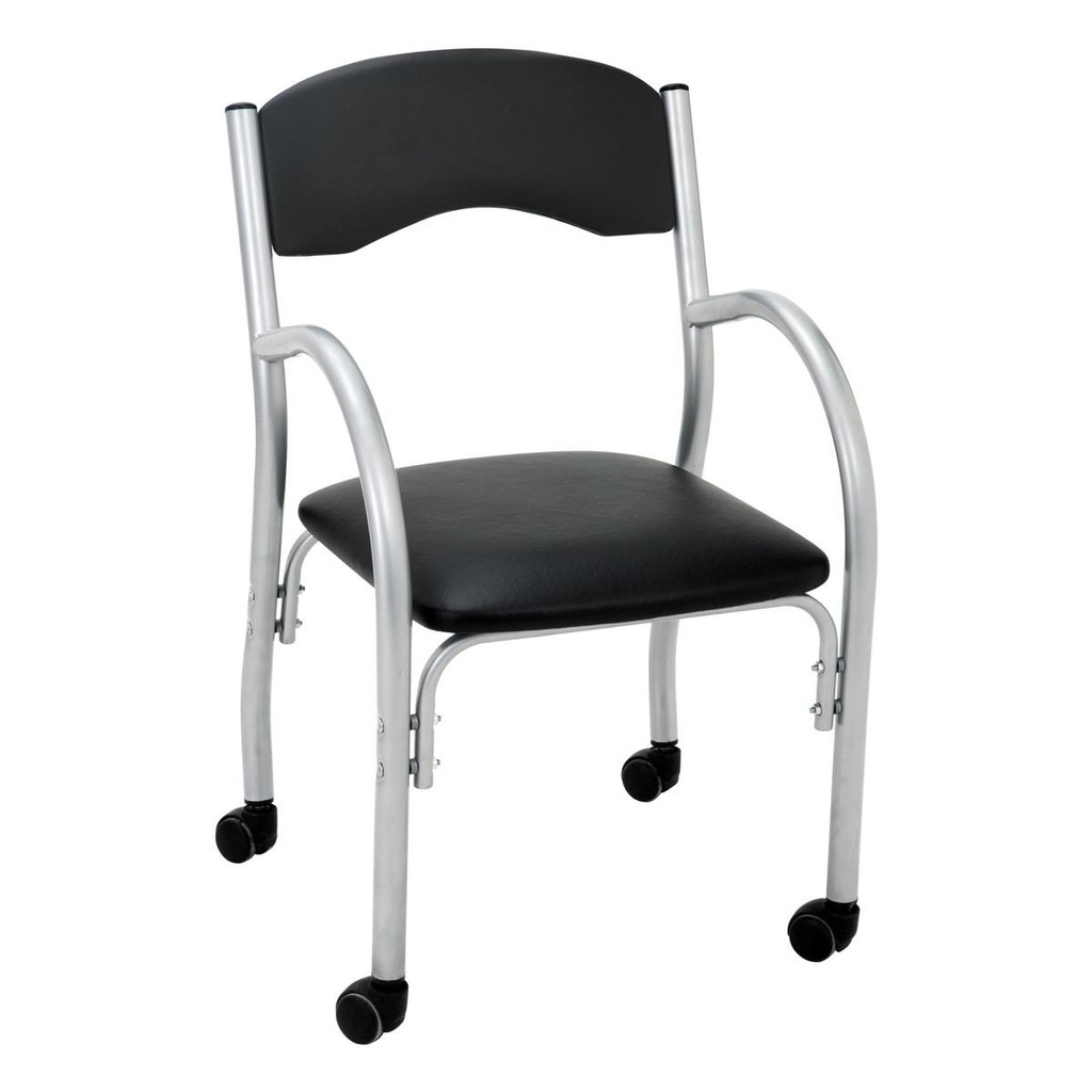 Cadeira de Escritório Estofada com Rodízios 52cm Multimóveis CR25288 em Oferta na Shopee