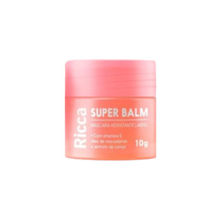 Ricca Super Balm Mascara Hidratante Labial 10g Ref 3826 em Oferta na Shopee