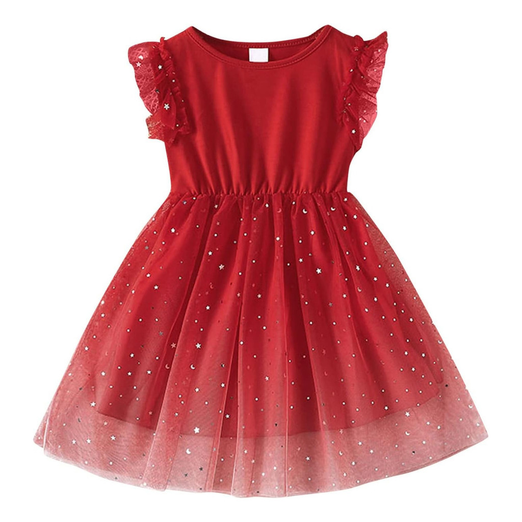 Vestido Longo De Renda Para Meninas Infantil Princesa