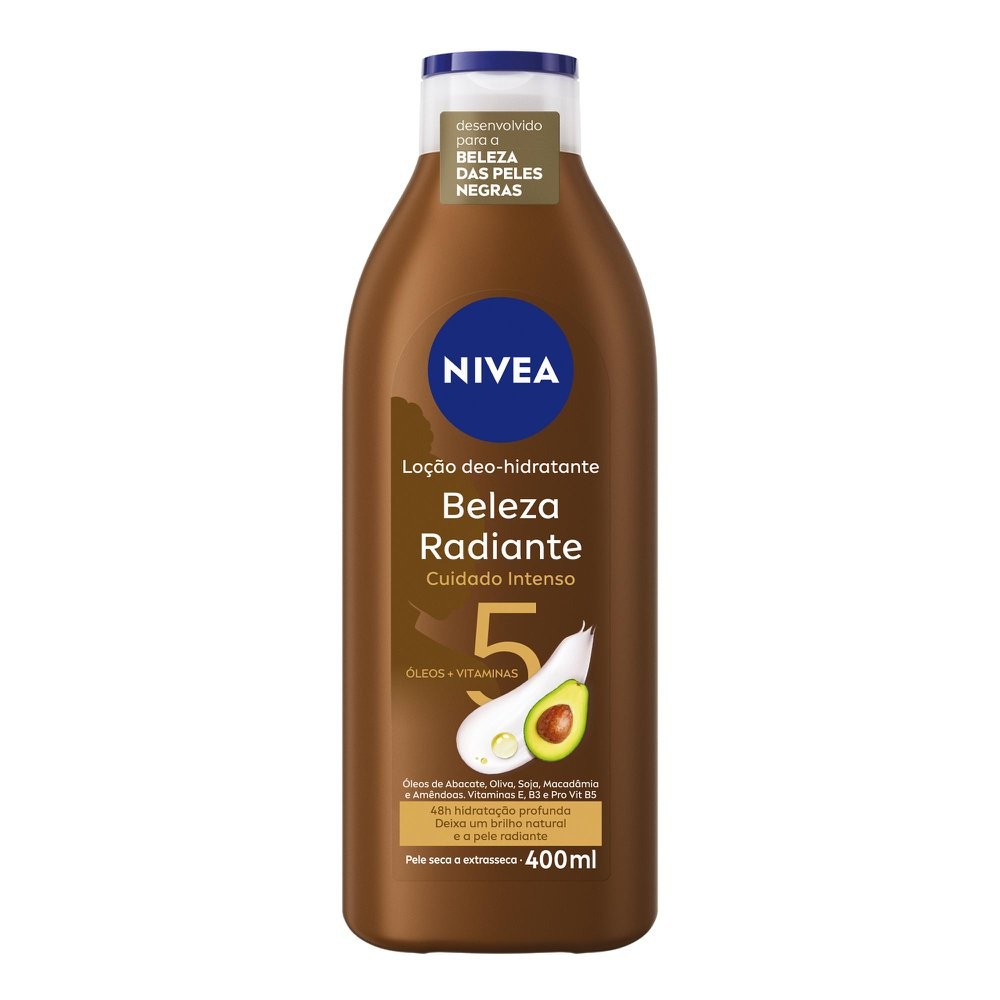 Hidratante Desodorante Nivea Beleza Radiante Cuidado Intenso 400ml - Beauty