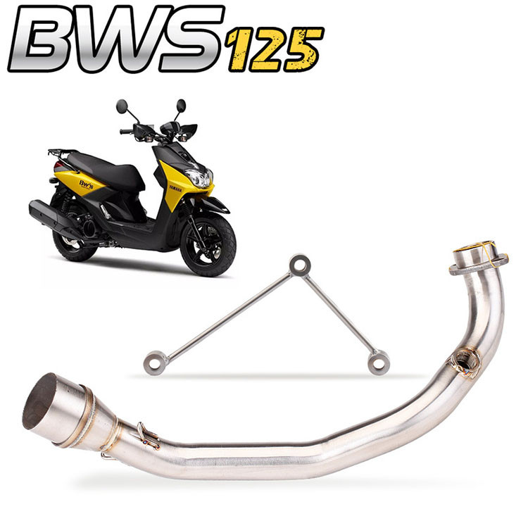 Plug & Play Motocicleta BWS125 Encaixe De Tubo De Cotovelo De Escape 51mm