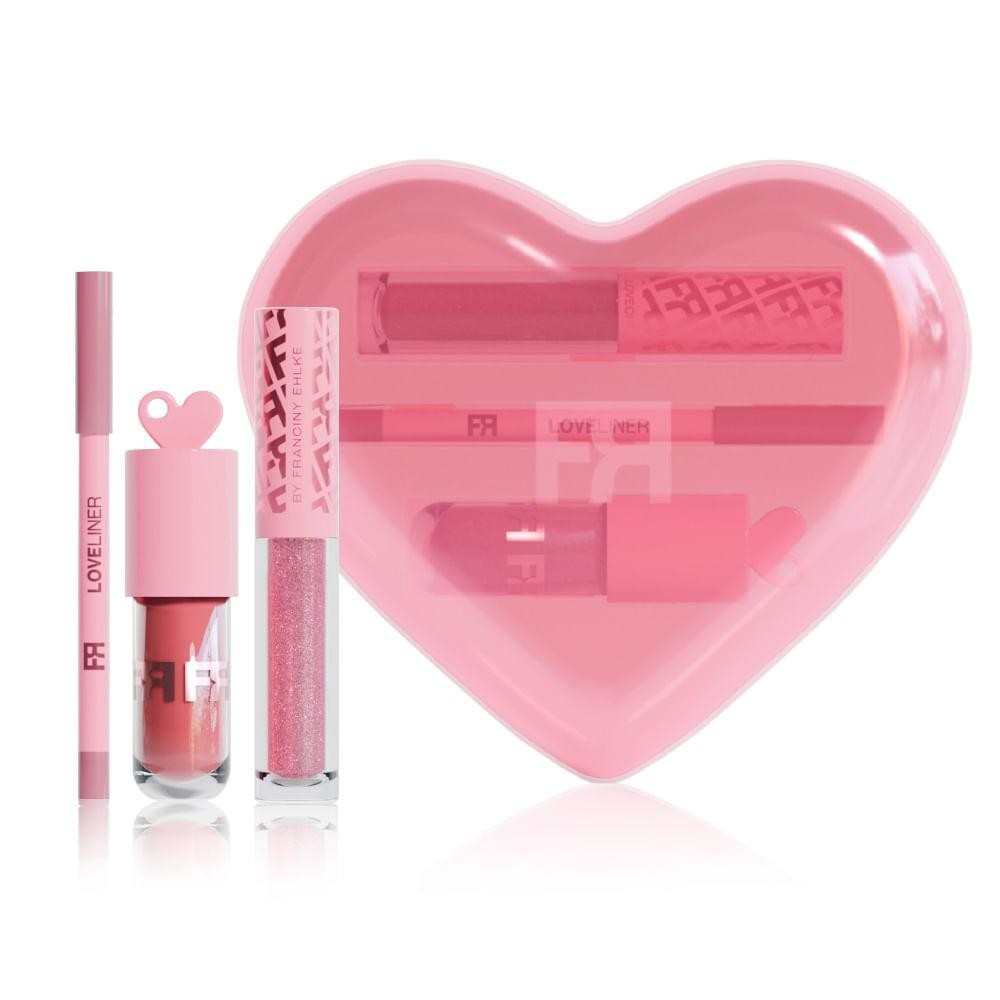 Kit Fran By Franciny Ehlke Kit Love Gloss + Lapis Labial 9,7g