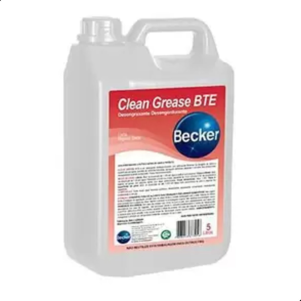 Detergente Desengraxante Clean Grease Bte 5l Becker