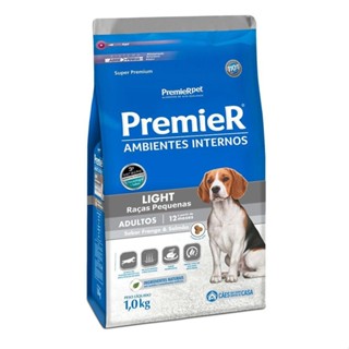 Ração Premier Ambientes Internos Light Caes Adultos Porte Pequeno 1Kg em Oferta na Shopee