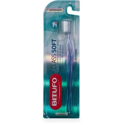 Escova Dental Bitufo Class Soft Extra Macia com Protetor de Cerdas