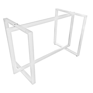 Base De Mesa Design Industrial para Tampos de Até 150cm x 80cm Halden Branco em Oferta na Shopee