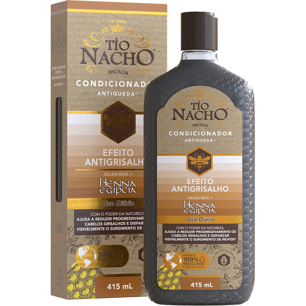 Tío Nacho Condicionador Antigrisalho 415ml em Oferta na Shopee