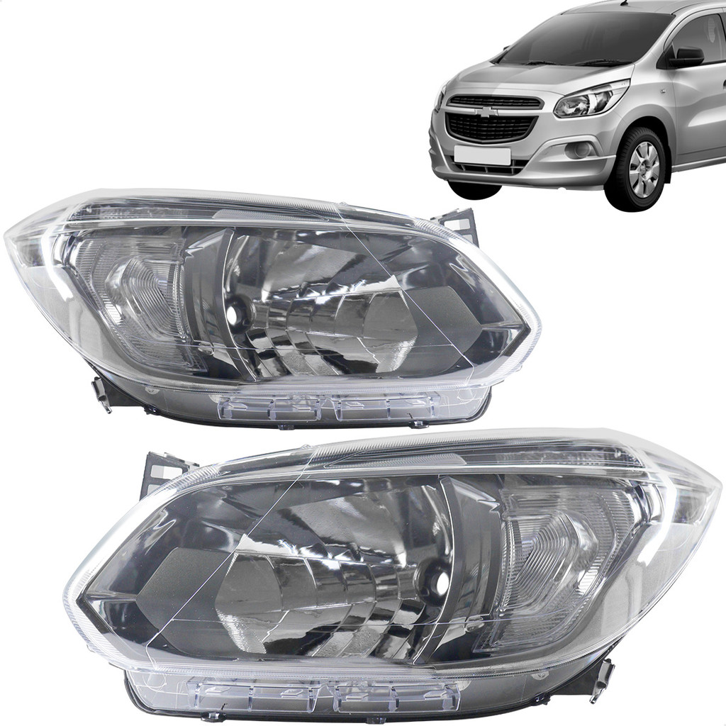 Farol Spin 2013 2014 2015 2016 2017 2018 Mascara Cinza
