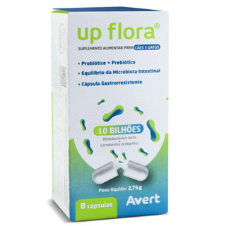 Suplemento Avert Up Flora para Cães e Gatos 8 Cápsulas em Oferta na Shopee
