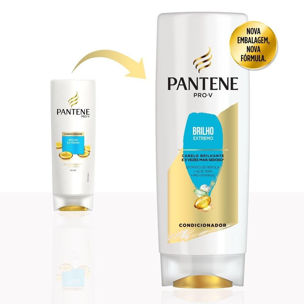 Detalhes do Condicionador Pantene Brilho Extremo 175ml