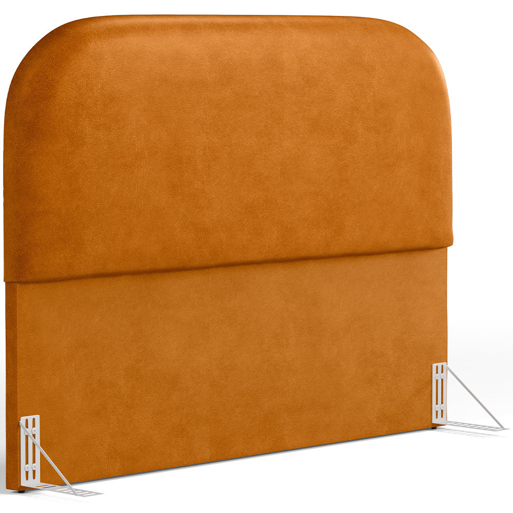 Cabeceira Cama Box Casal 140cm Orgânica Lanna W01 Couríssimo Whisky - Lyam Decor - Home & Living