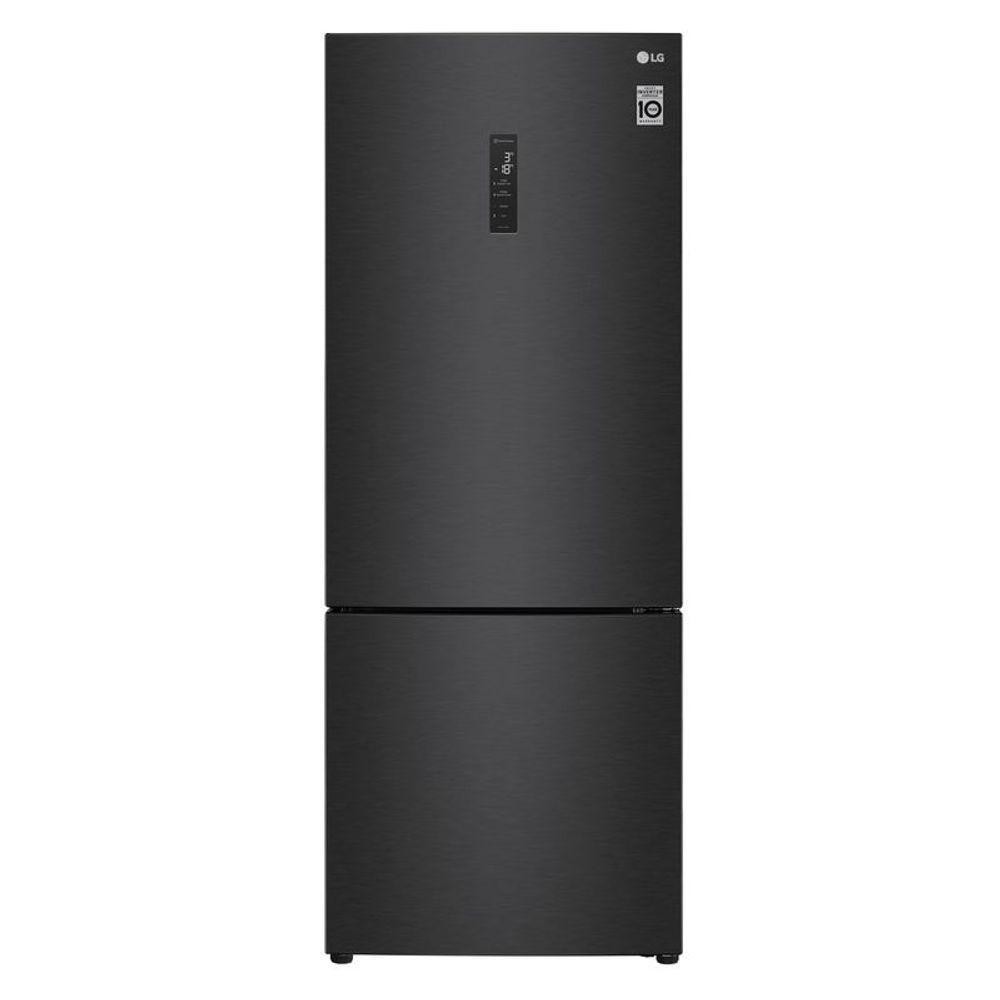 Geladeira Smart LG Frost Free Inverter 451L Inverse Black Inox GC-B569NQL 127V