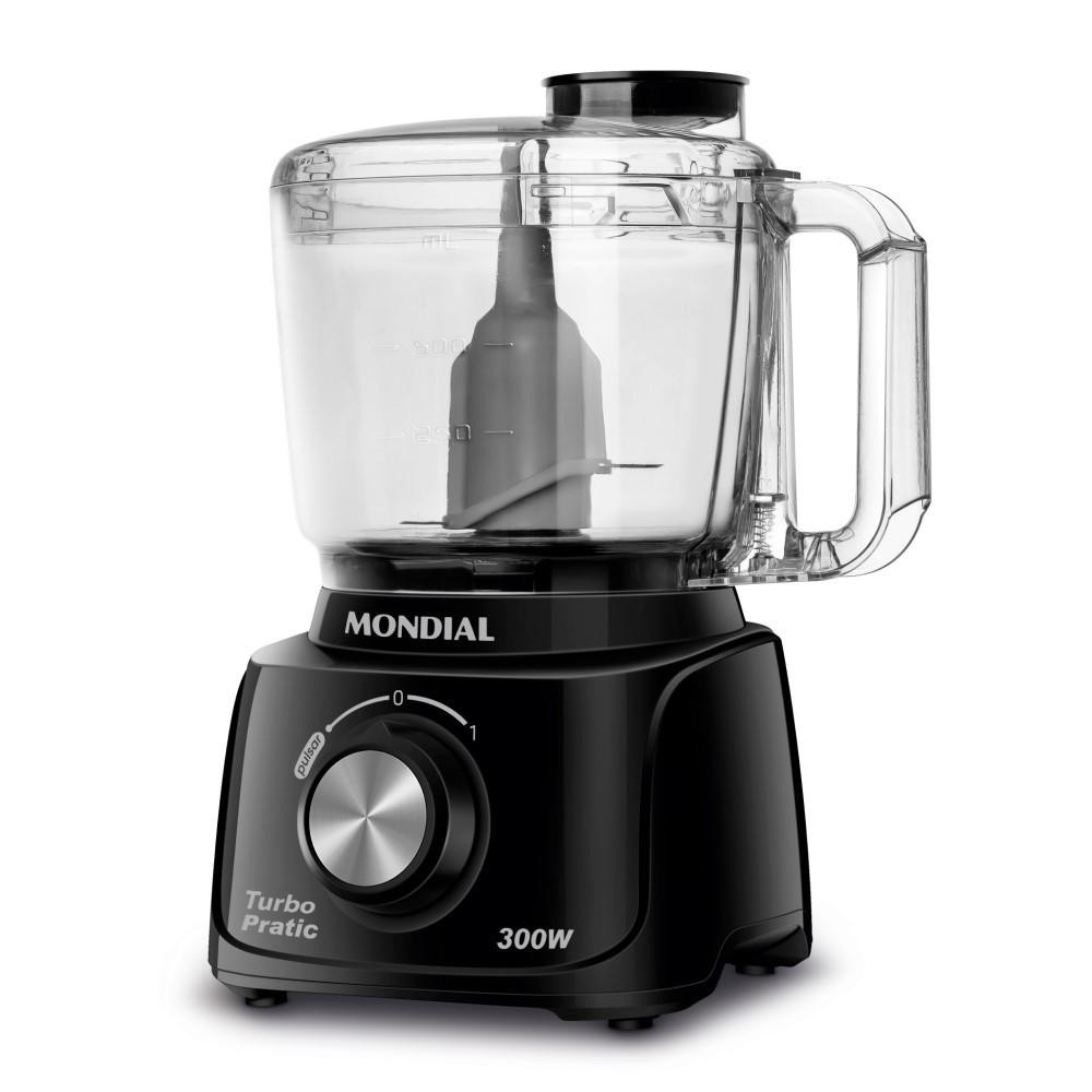 Mini Processador Mondial Turbo Pratic 220v 500mL Preto MP-16-B em Oferta na Shopee