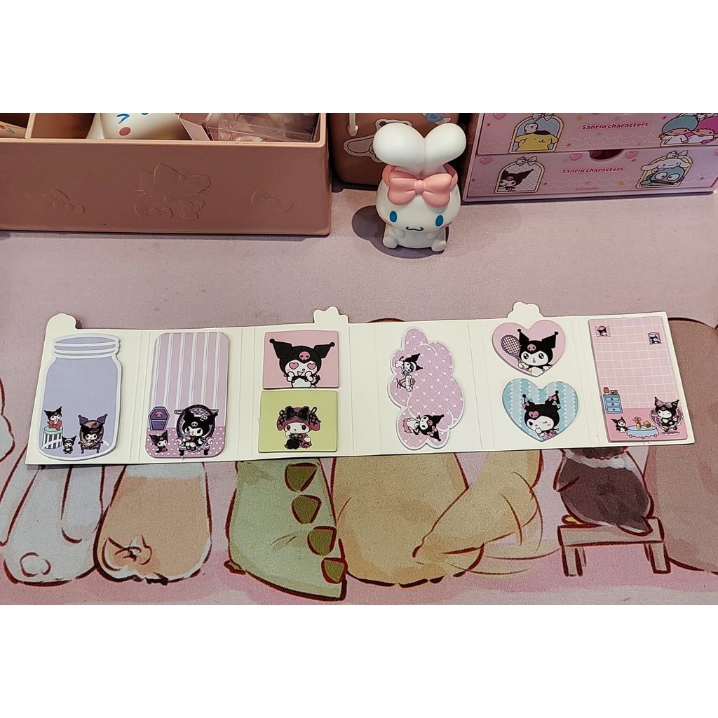 MemoBook marcador de pagina e notas adesivas turma da Hello Kitty