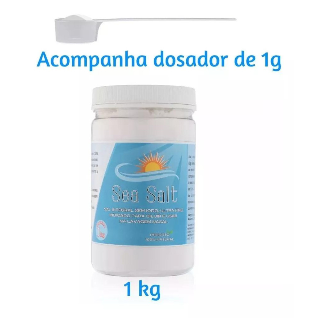 Soro Fisiologico Em Pó P/ Lavagem Nasal Higiene Do Nariz 1kg