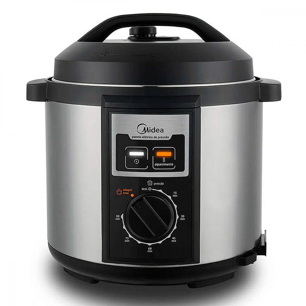 Panela de Pressão Elétrica Midea 6L 1000W 220V - PPB72