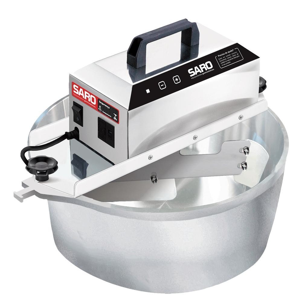 Panela para Mexer Salgados Doces Brigadeiros Automática 10L SARO Inox Bivolt - Home Appliances