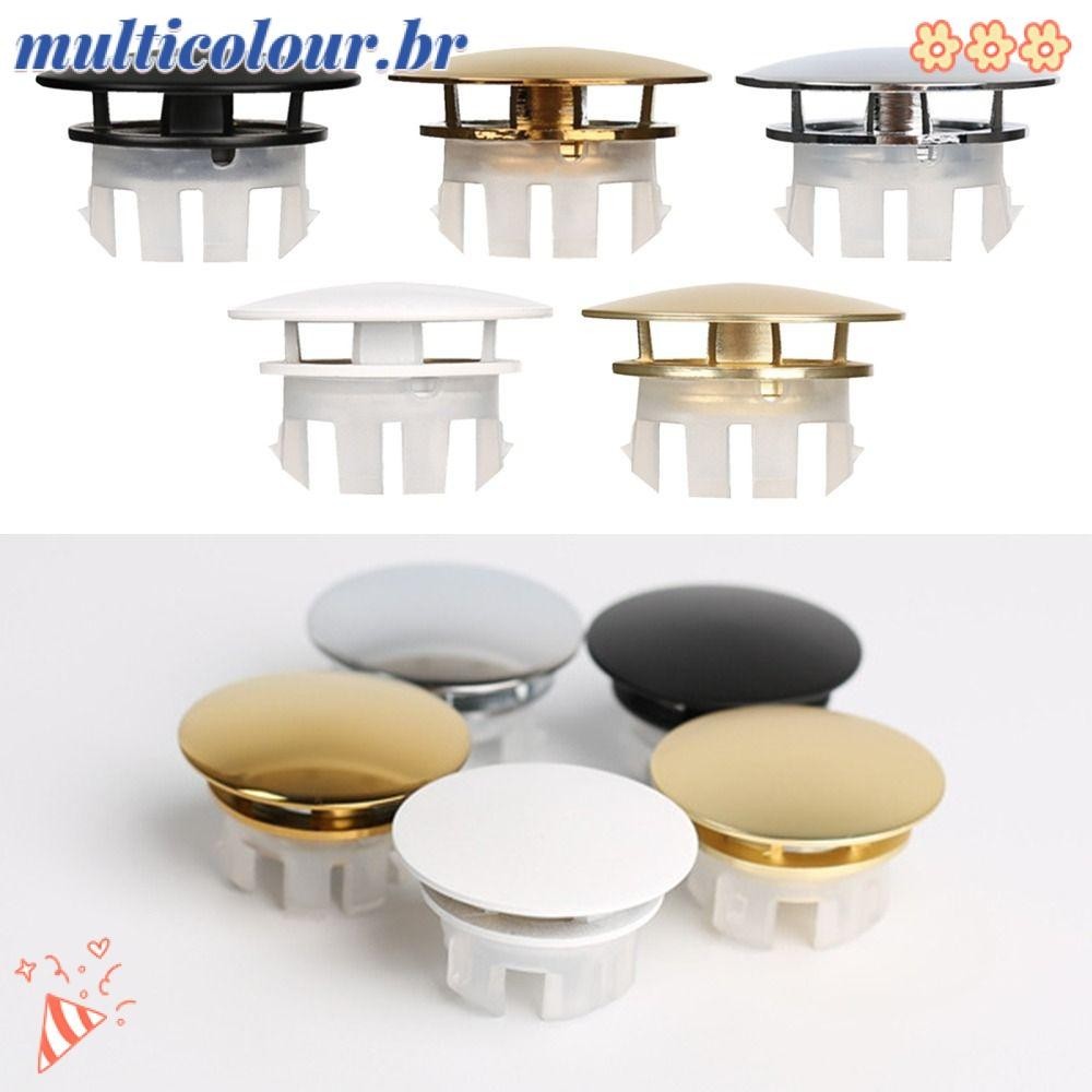 MULTICOLOUR Sink Overflow Covers , Tampão De Anel De Sobrefluxo De Lavatório De Substituição Redondo , Tampa Útil De Dupla Camada De Cobre Hole Cover Cozinha Banheiro em Oferta na Shopee