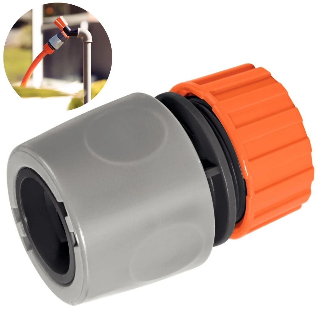 Engate Rápido para Mangueira de 1/2 Polegada Tramontina Conector Conexão de Plastico para Irrigação e Jardim