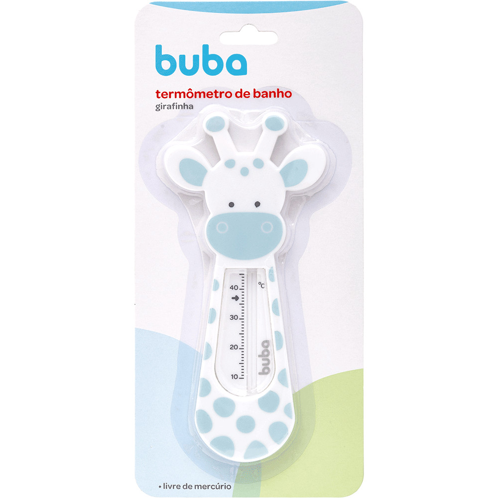 Termômetro De Banho Buba Girafinha Girafa Azul