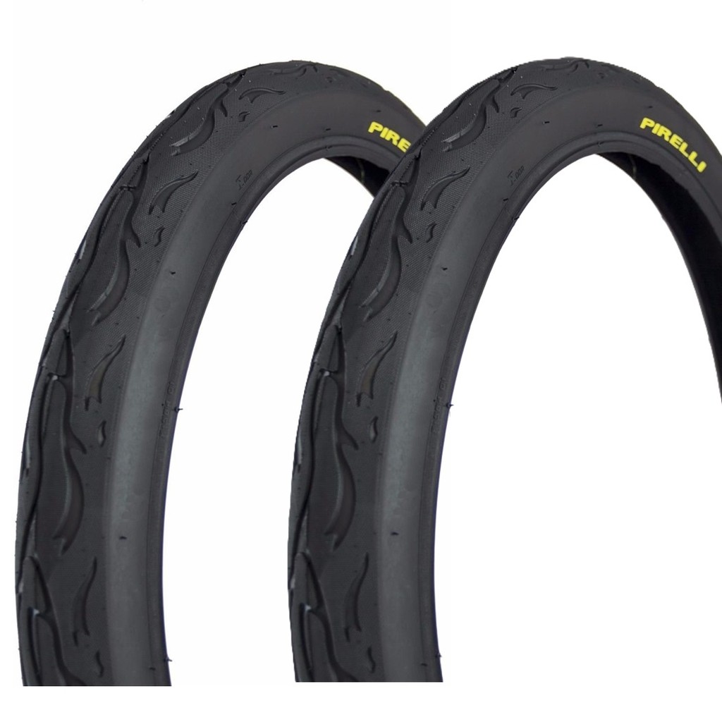 Par Pneu Aro 26 X 2.125 Pirelli Tornado Beta Flame Balão
