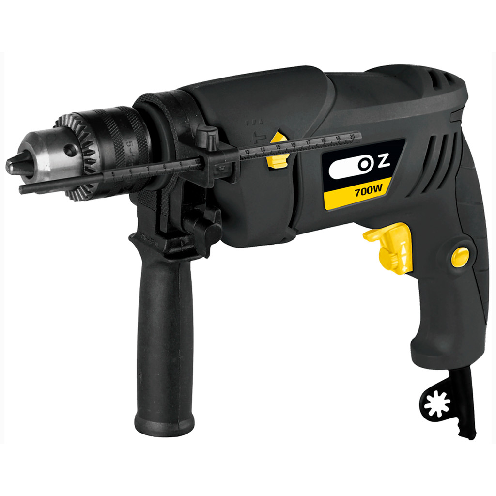 Furadeira De Impacto 1/2 Pol 700w Id2000 Oz Profissional Cor Preto Frequência 60hz 220v em Oferta na Shopee