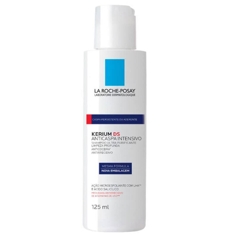 KERIUM DS SHAMPOO ANTICASPA INTENSIVO CASPA PERSISTENTE OU ADERENTE COM 125ML - Beauty