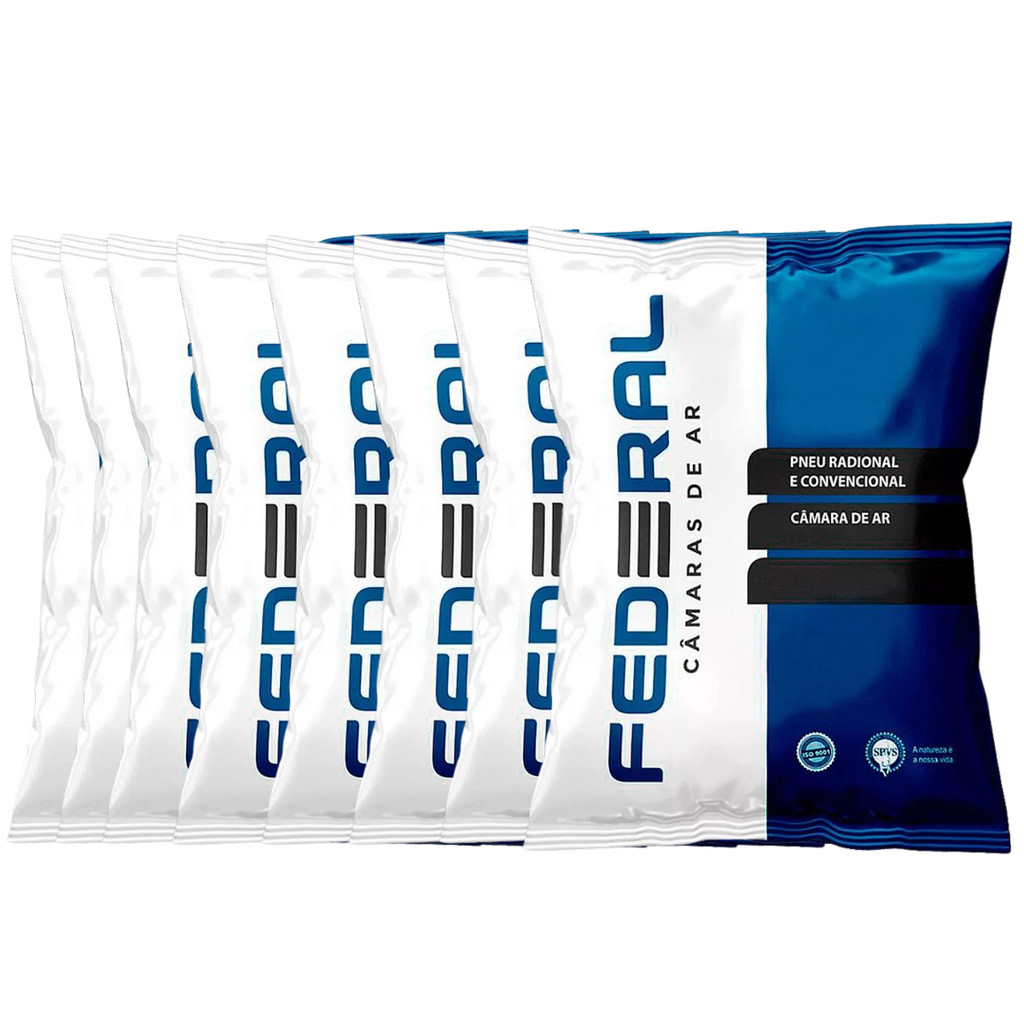 Kit 10 Câmaras De Ar Federal 750 R16 Tr15