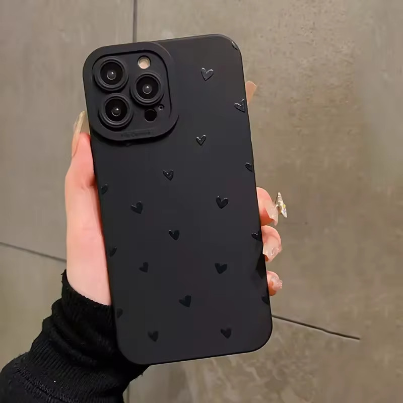 INS Simples Amor Coração Caso Para Samsung S26 S25 S23 S24 Ultra S22 Plus S21 S20 FE Capa Macia