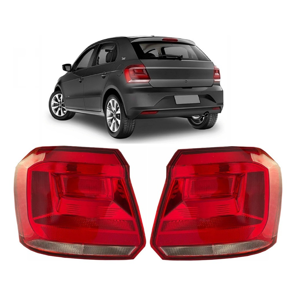 Lanterna Traseira Gol G7 G8 16 17 18 19 20 21 Fume 2016 2017 2018 2019 2020 2021