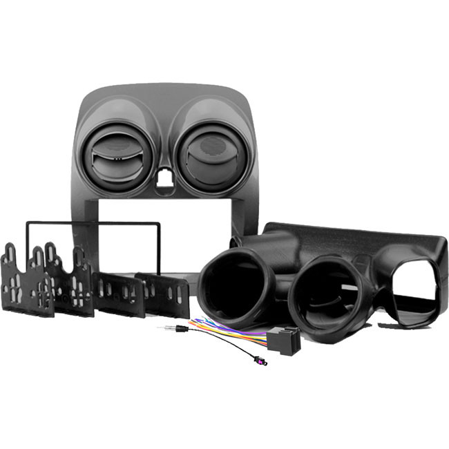 Kit Moldura Painel 7 Pol Grand Siena 2012 13 14 A 19 2020 2 Din Cinza Chicote Som Plug Antena Japonês Chinês Duto De Ar