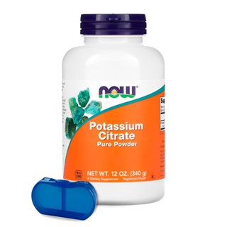 Pó de Citrato de Potássio Now Foods 340g Porta Cápsulas em Oferta na Shopee