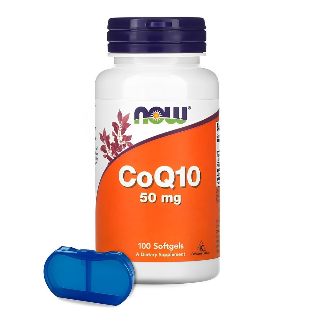 Coenzima Coq10 Now Foods + Vit E 100Soft + Porta Cápsulas em Oferta na Shopee