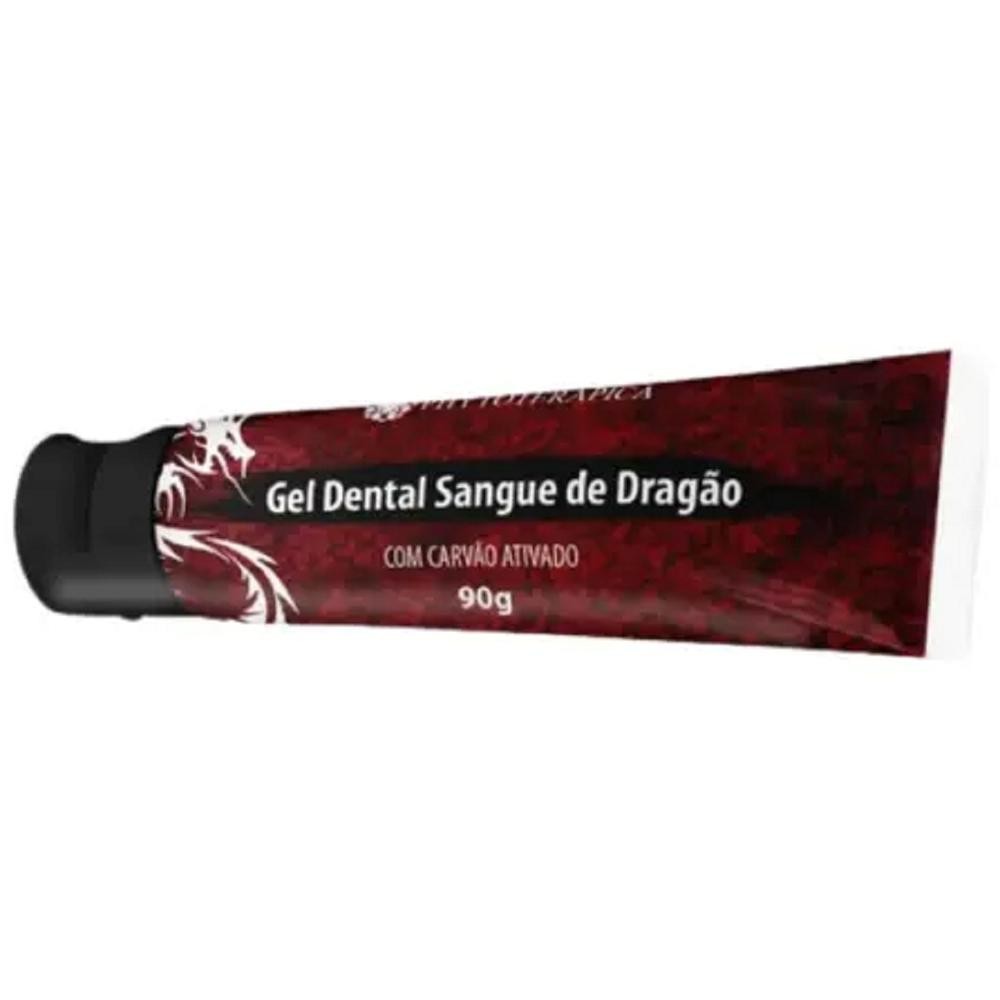 Gel Dental Sangue de Dragão com Carvão Ativado Phytoterápica 90g