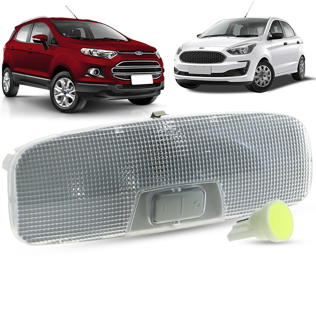 Lanterna Luz de Teto Central Traseiro + LED Ford Ka Ecosport 13 a 17 Focus 08 a 13 New Fiesta 13 a 19