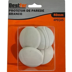 Kit 4 Protetor Adesivo Porta Maçaneta Parede Anti-impacto