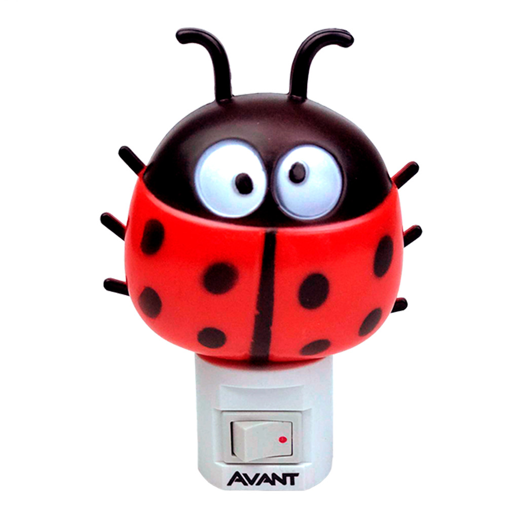Mini Abajur Joaninha Luz Noturna 1W 3000K Bivolt Avant - Home & Living