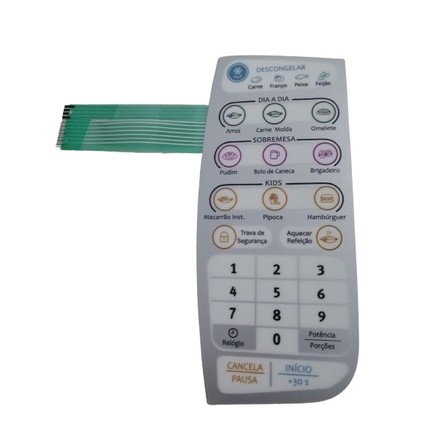 Membrana Mtd30 Electrolux Teclado De Microondas Mtd 30 Novo
