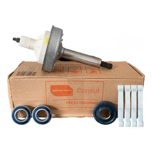 kit Mecanismo Brastemp Bwk12 Bwr12 Bws09 Cwe08 Mini Original Novo Câmbio Whirlpool Eixo Mini Cwh12