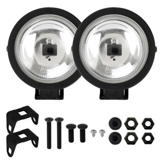 Par Farol Auxiliar Mini Milha Redondo Universal Cristal 2 Unid em Oferta na Shopee