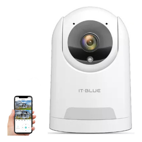 Mini Câmera Inteligente Wifi Hd Com Áudio Integra Com Alexa