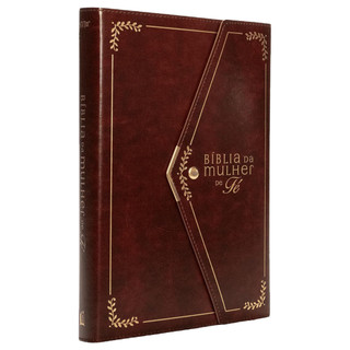 Bíblia da Mulher de Fé | NVI | Letra Grande | Courosoft em Oferta na Shopee