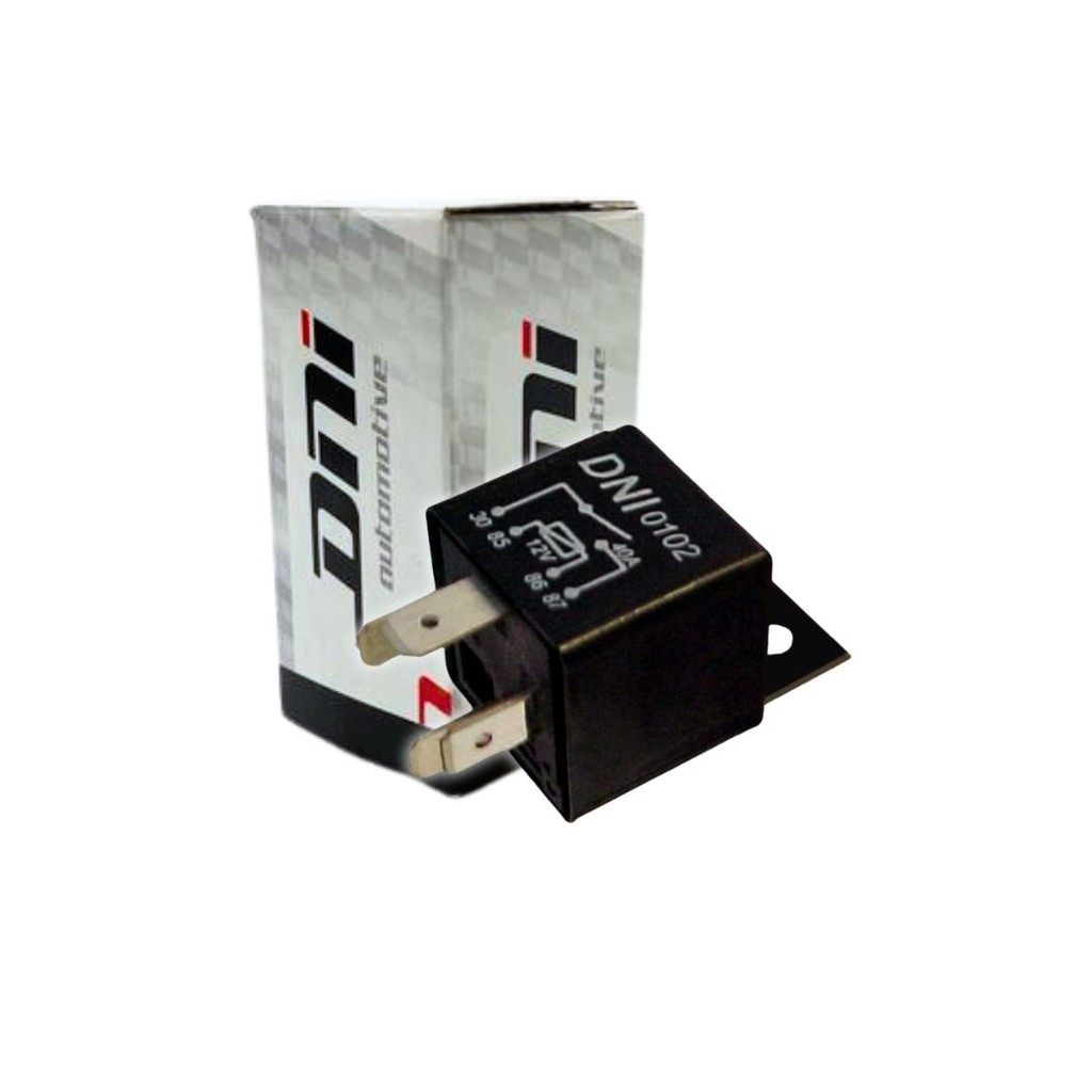 Rele Auxiliar 4 Terminais C/ Suporte 12v 40a Universal em Oferta na Shopee
