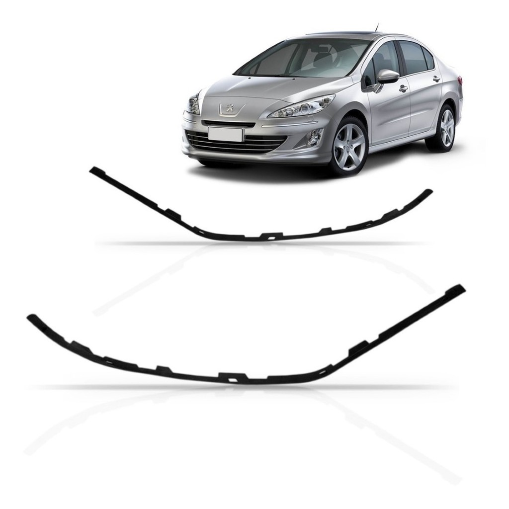 Par Spoiler Saia Parachoque Peugeot 308 408 Ano 2011 A 2015