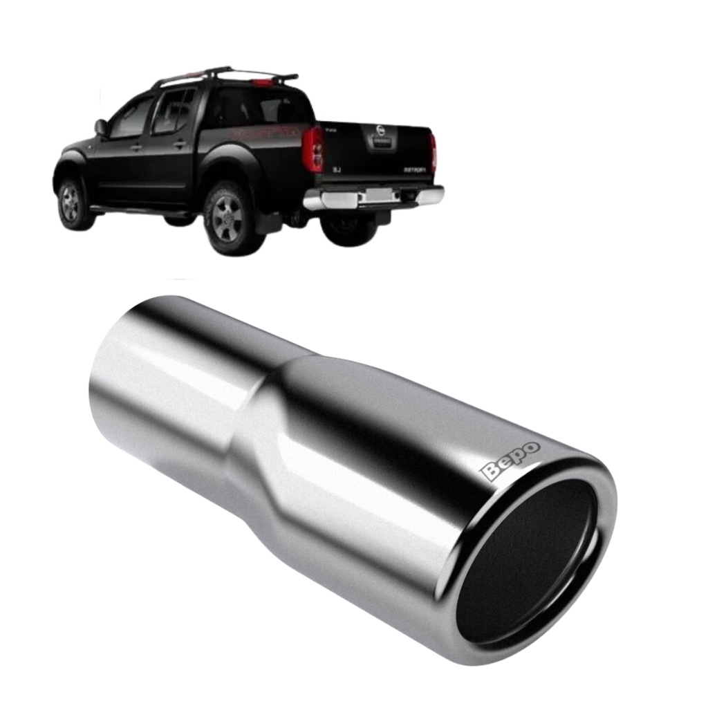 Ponteira Escapamento Frontier Cromada Oval 2.1/2 Polegadas em Oferta na Shopee