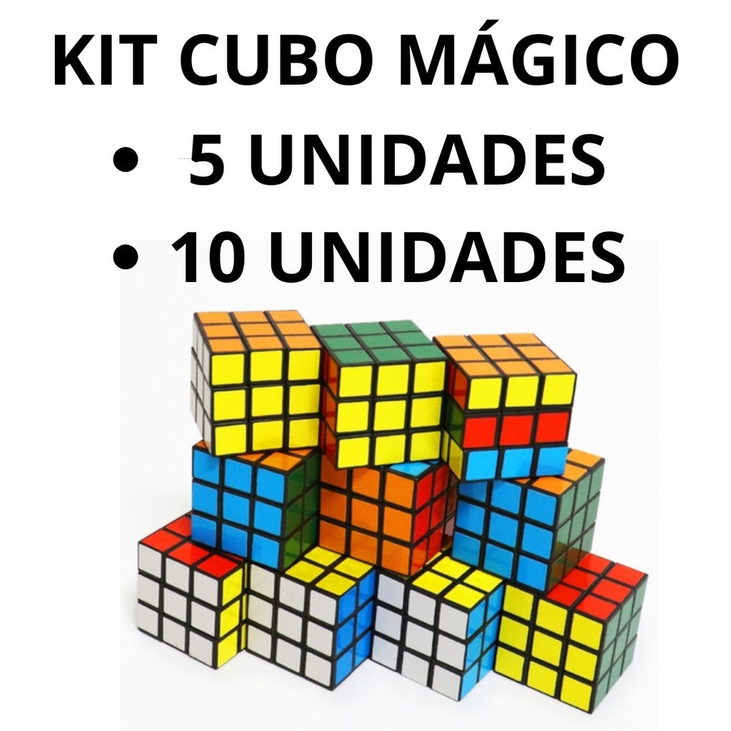Kit Cubo Mágico Lembrancinha Festa de Aniversario Prenda - 5 ou 10 Unidades