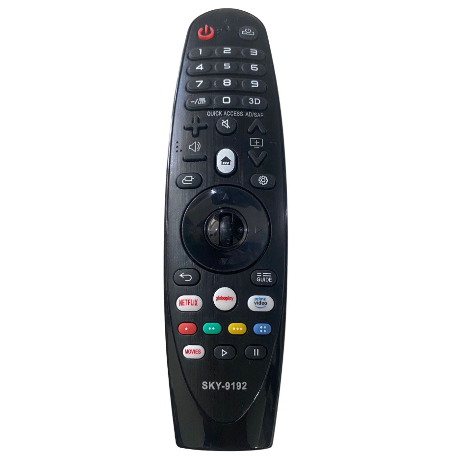 9192 Controle Remoto Compatível para Tv LG Smart Magic 4K Akb75855501 s/comando 