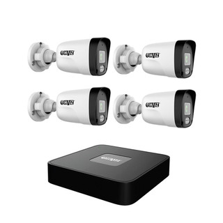 Kit 4 Câmeras Bullet Ip Poe Haiz + Nvr Poe 04 Canais Onvif em Oferta na Shopee