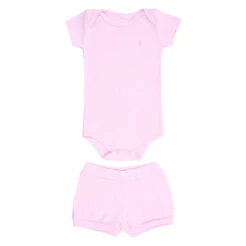 Conjunto Bebê Kiko Baby Timeless Com Body Manga Curta