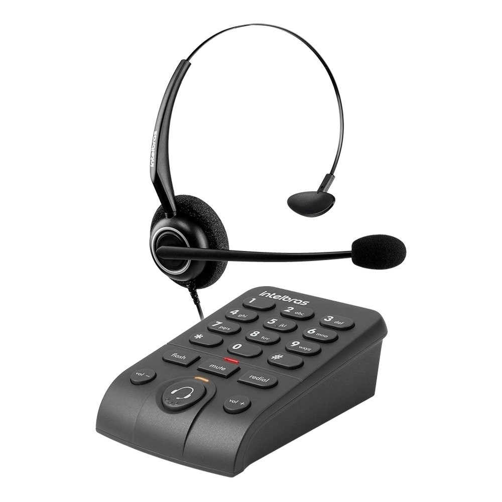 Headset Intelbras HSB50| com Cancelamento de Ruído, LEDS Indicadores, Preto - Home Appliances